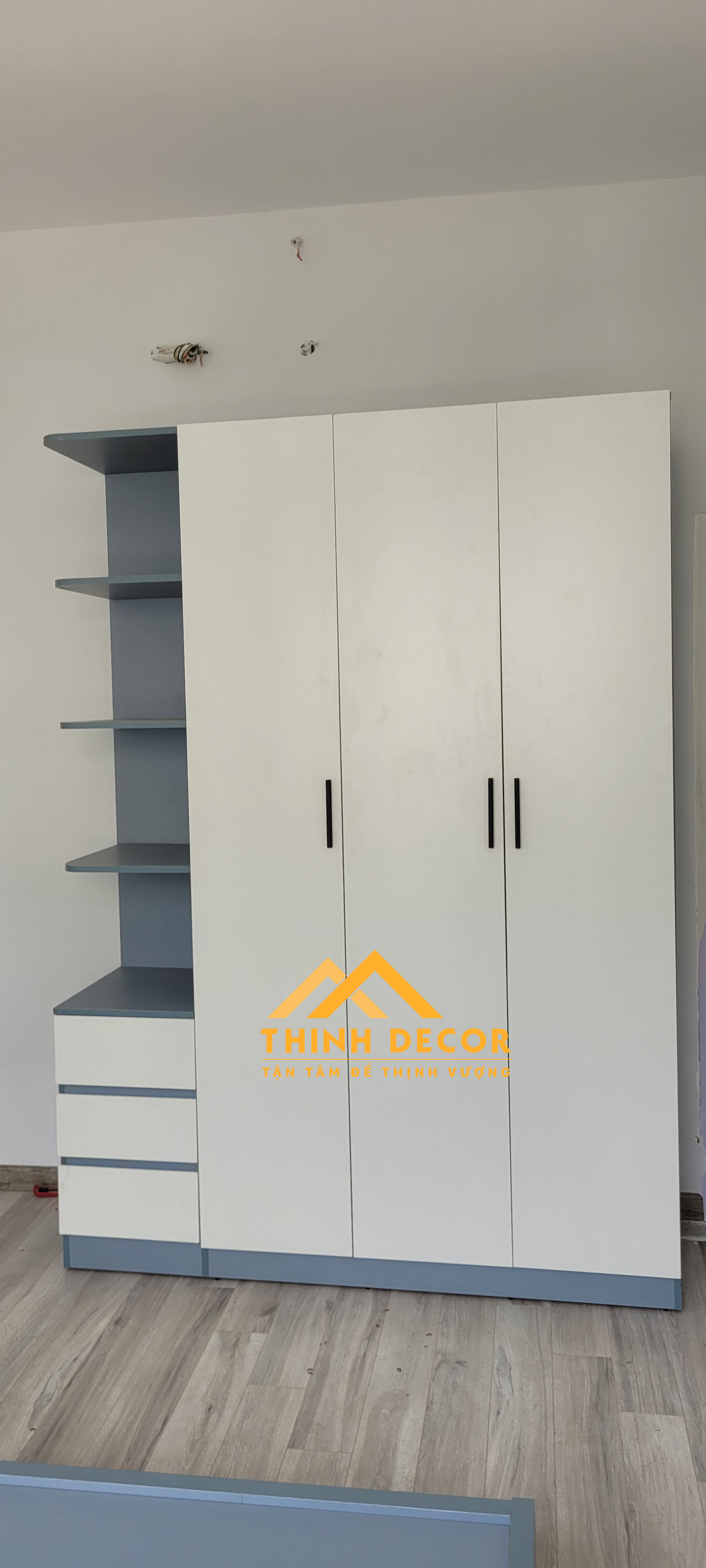 Tủ áo gỗ MDF M6 Tủ áo gỗ MDF M6