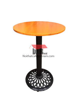 Bàn cafe chân gang mặt tròn Bàn cafe chân gang mặt tròn