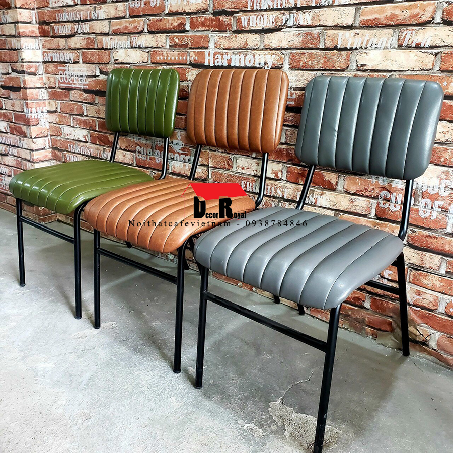 Ghế cafe sắt nệm LOTTE Ghế cafe sắt nệm LOTTE